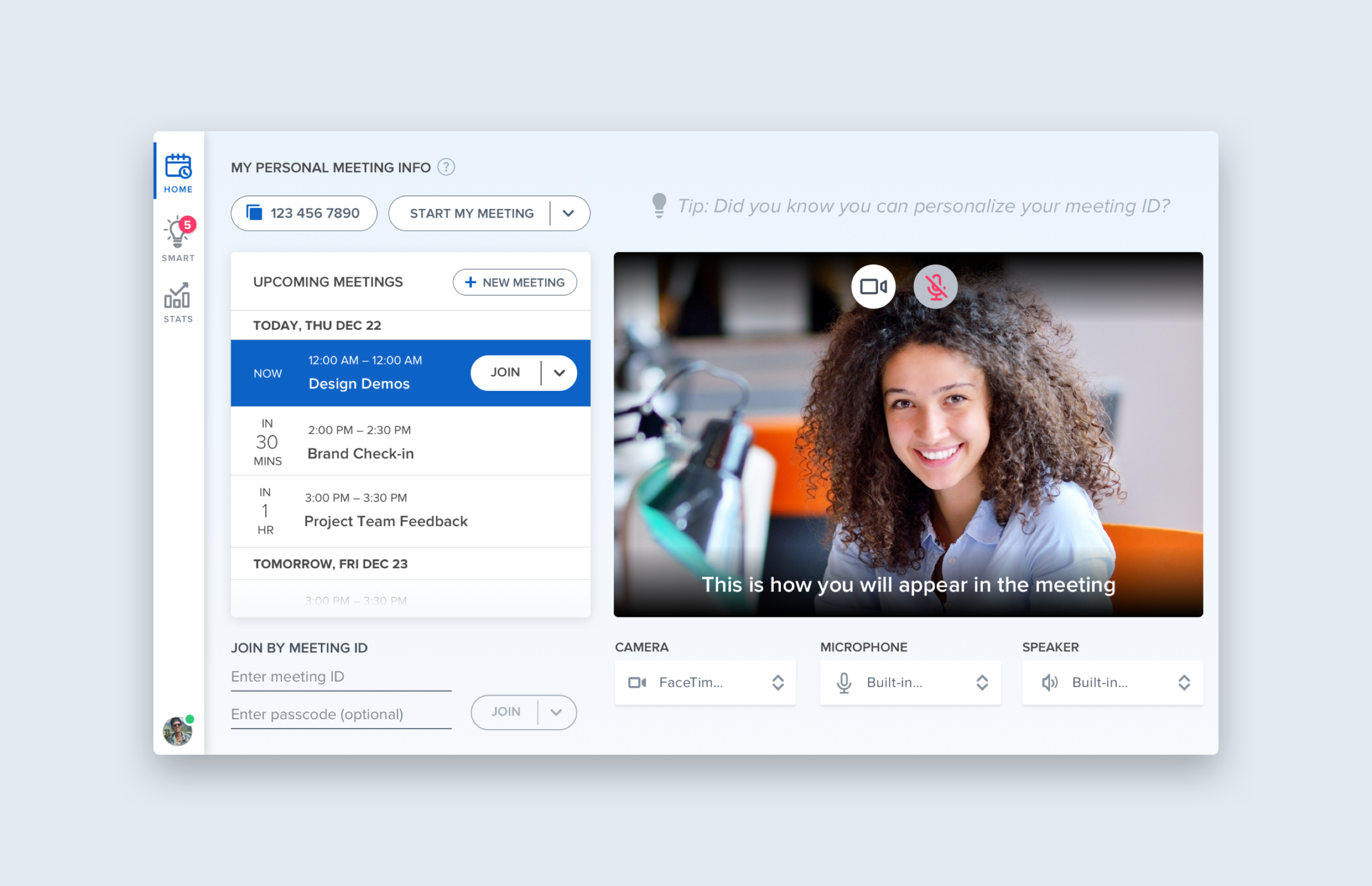 BlueJeans desktop video conferencing app