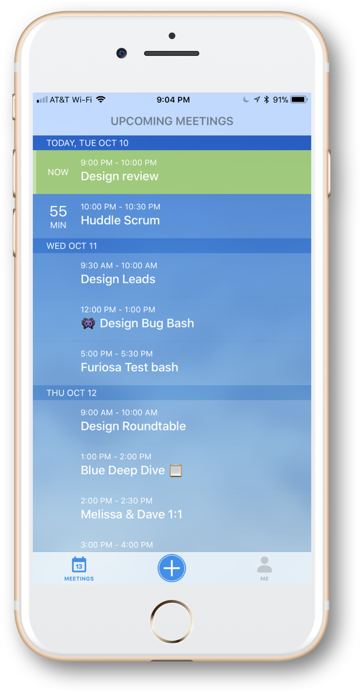 Upcoming meetings