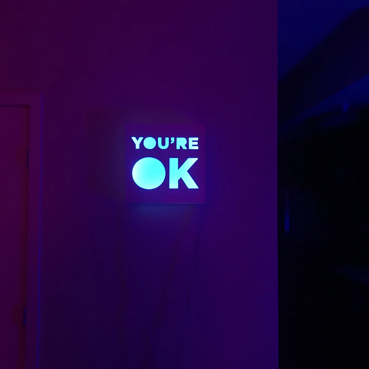 You're OK — lit from the front